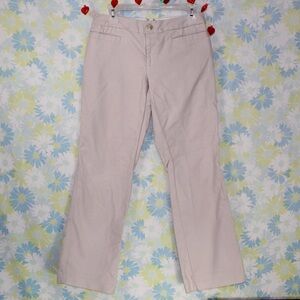 y2k low rise bootcut light khaki pants womens size 8 stretch